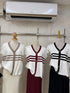 Stripes Sleeveless Cardigan
